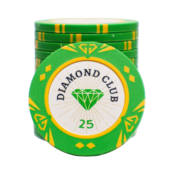 Diamond Club Poker Chip 25