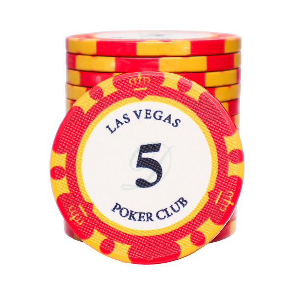 Ceramic Las Vegas Poker Chip 5