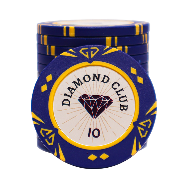 Diamond Club Poker Chip 10
