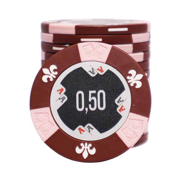 Aces Poker Chip 0,50