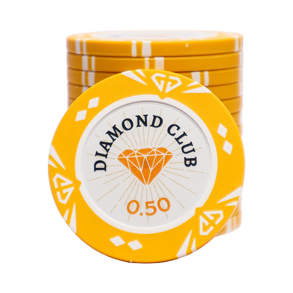 Diamond Club Poker Chip 0.50