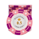 Royal Crown Poker Chip 0.50