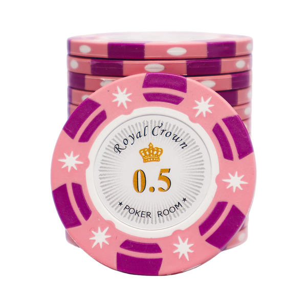 Royal Crown Poker Chip 0.50
