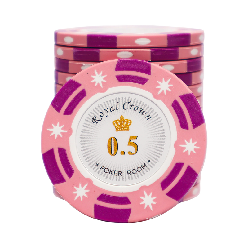 Royal Crown Poker Chip 0.50