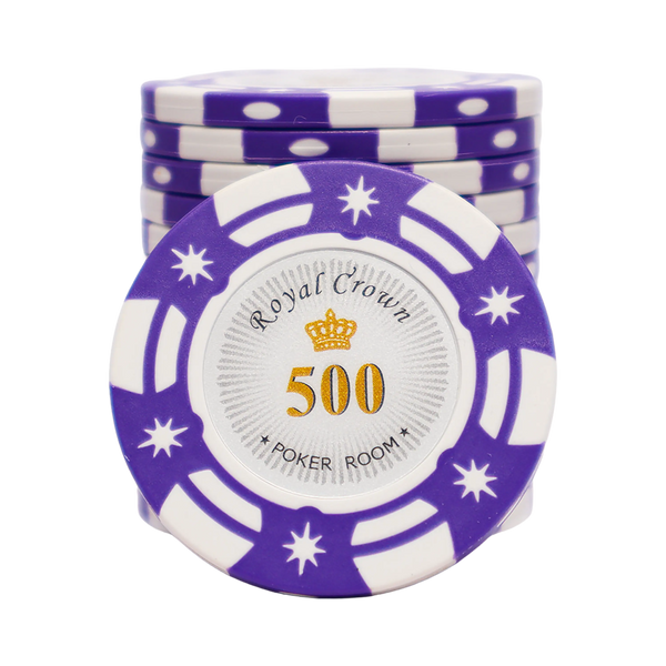 Royal Crown Poker Chip 500