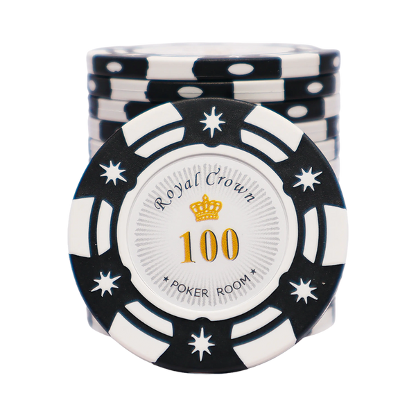 Royal Crown Poker Chip 100