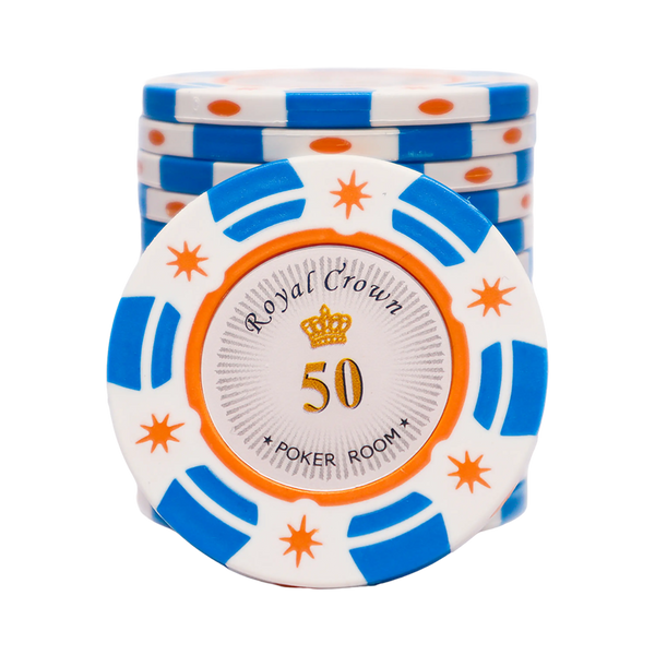 Royal Crown Poker Chip 50
