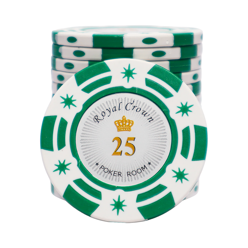 Royal Crown Poker Chip 25