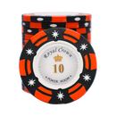 royal crown poker chips denom 10 black red