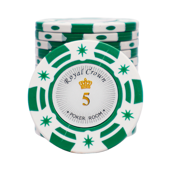 Royal Crown Poker Chip 5