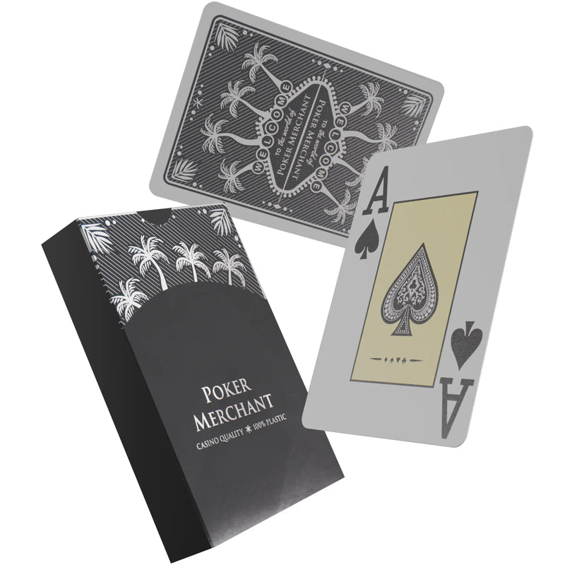 Poker Cards Poker Merchant Plastic Black 2 Index