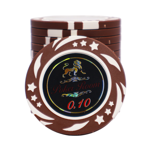 Lion Poker Room Poker Chip 0.10