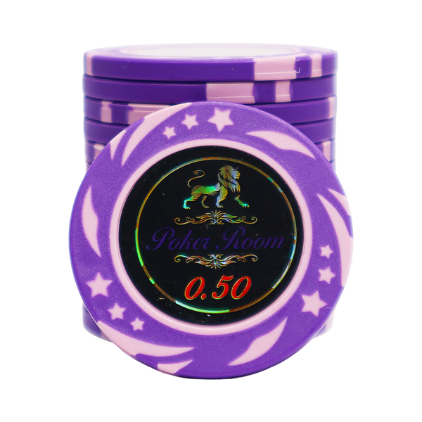 Lion Poker Room Poker Chip 0.50
