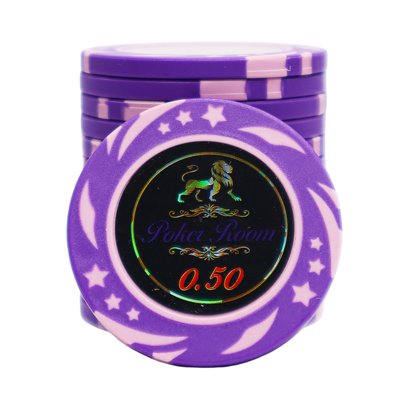 Lion Poker Room Poker Chip 0.50