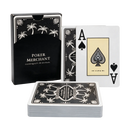Carte da Poker Poker Merchant Jumbo 100% Plastica 2 Index 12 Mazzi