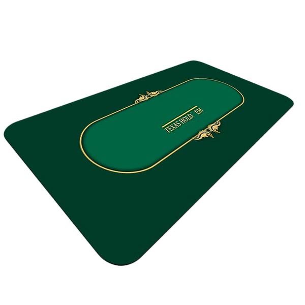 Pokermat Texas Groen 200X100