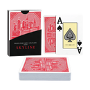 Poker Playing Cards Skyline Plastic Red 2 Index