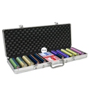 the nuts, overview of our colorful poker chips, poker chips and a dealer button