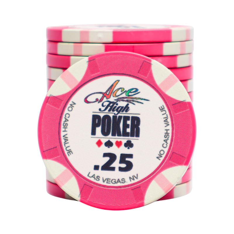 WSOP Ace High Poker Chip 0.25