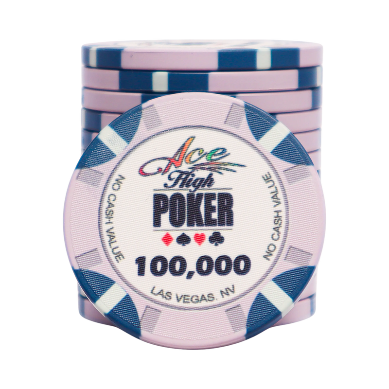 WSOP Ace High Poker Chip 100.000