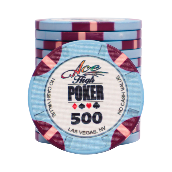 WSOP Ace High Poker Chip 500