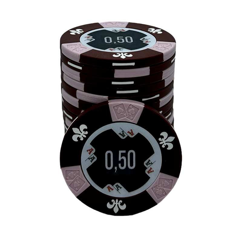 Aces Poker Chip 0,50