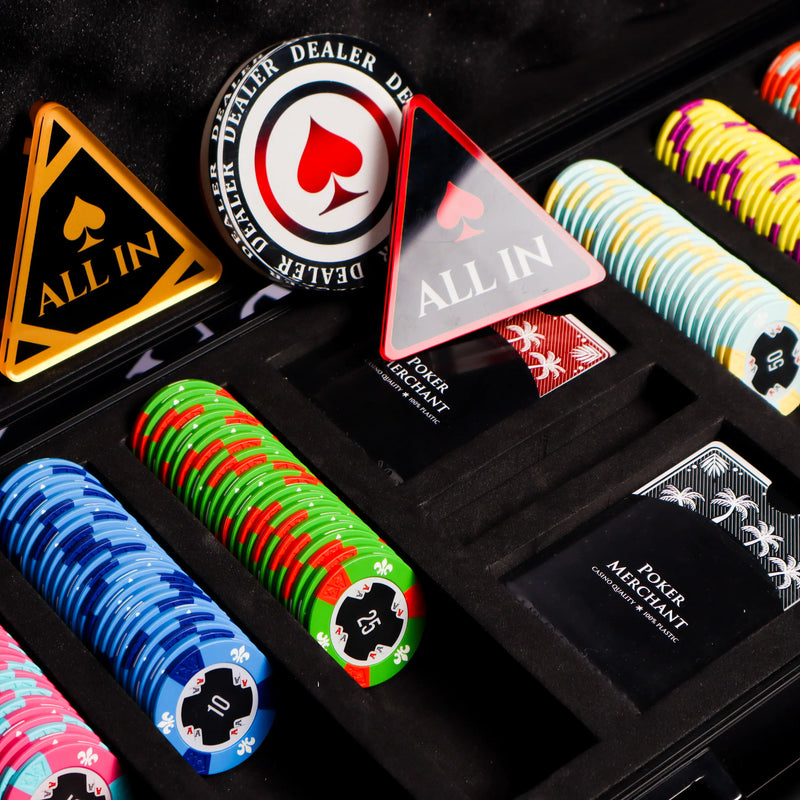 aces poker set imagery