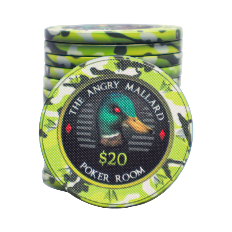 Angry Mallard Cash Game Poker Chip 20