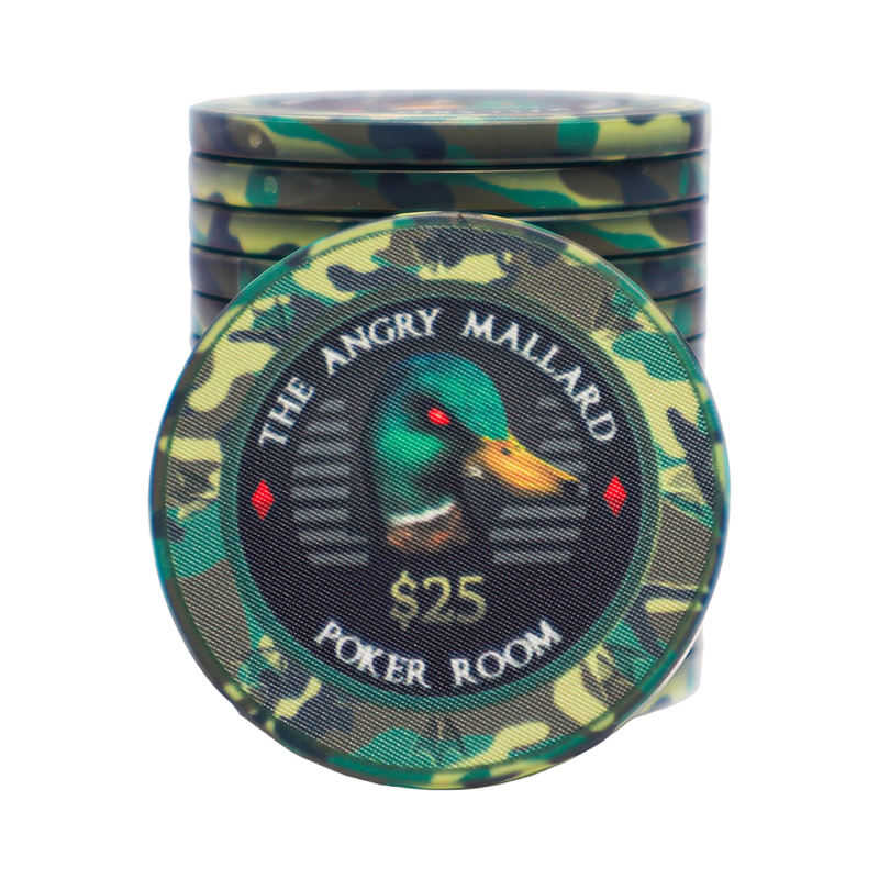Angry Mallard Cash Game Poker Chip 25