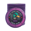 Angry Mallard Tournament Poker Chip 500