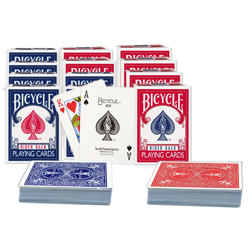 Poker Cards Bicycle Paper 2 index 12 pcs