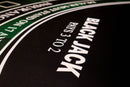black jack mat green black 2