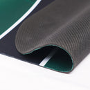 black jack mat fold green black