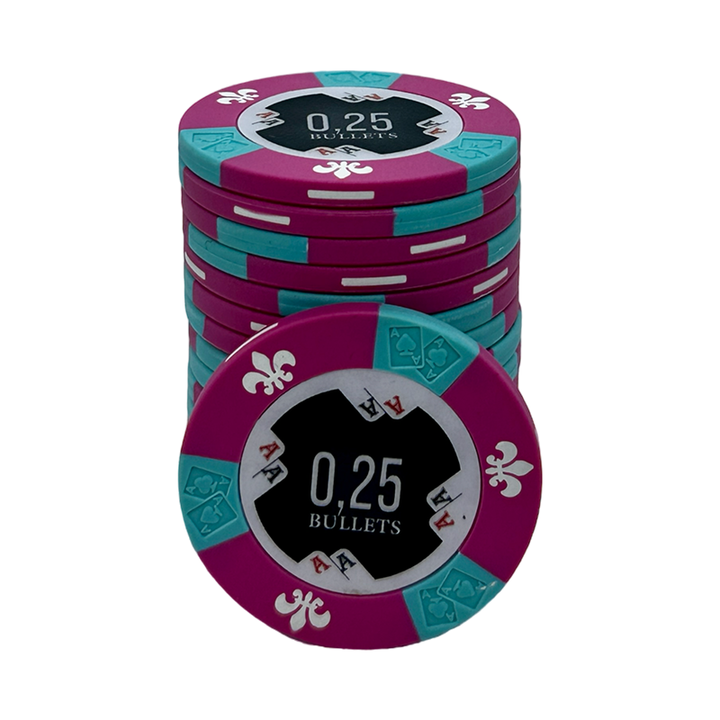Bullets Poker Chip 0,25