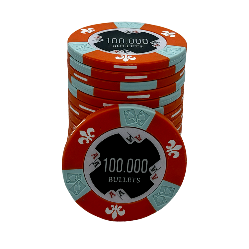 Bullets Poker Chip 100.000