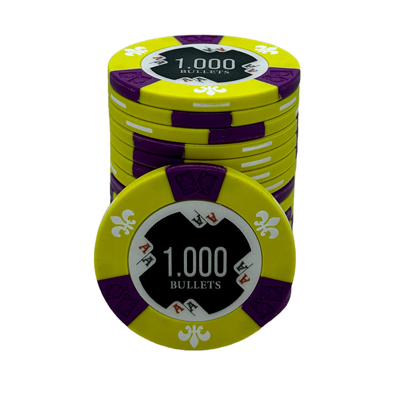 Bullets Poker Chip 1000