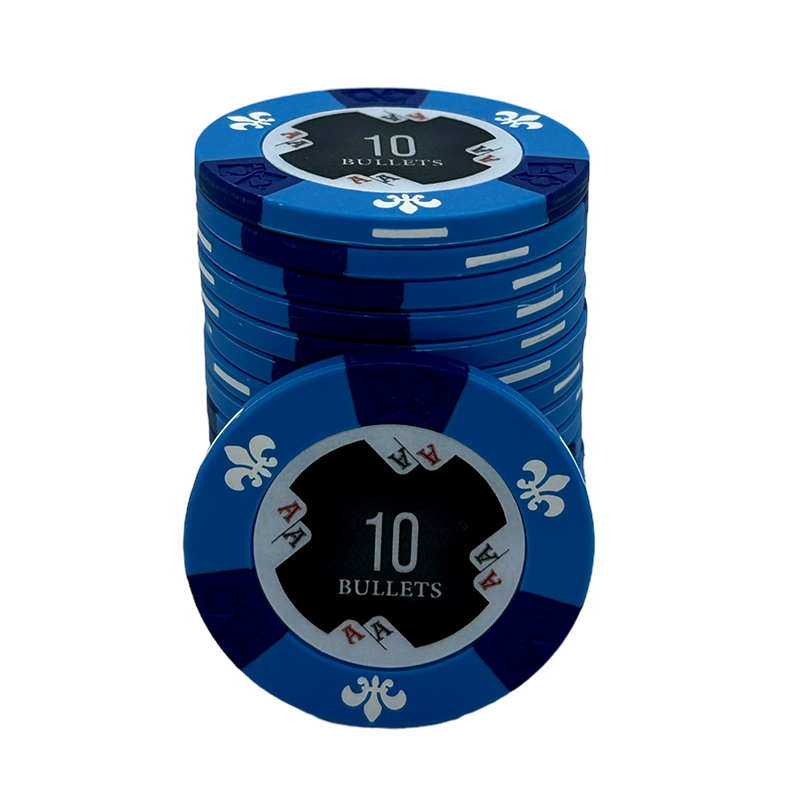 Bullets Poker Chip 10