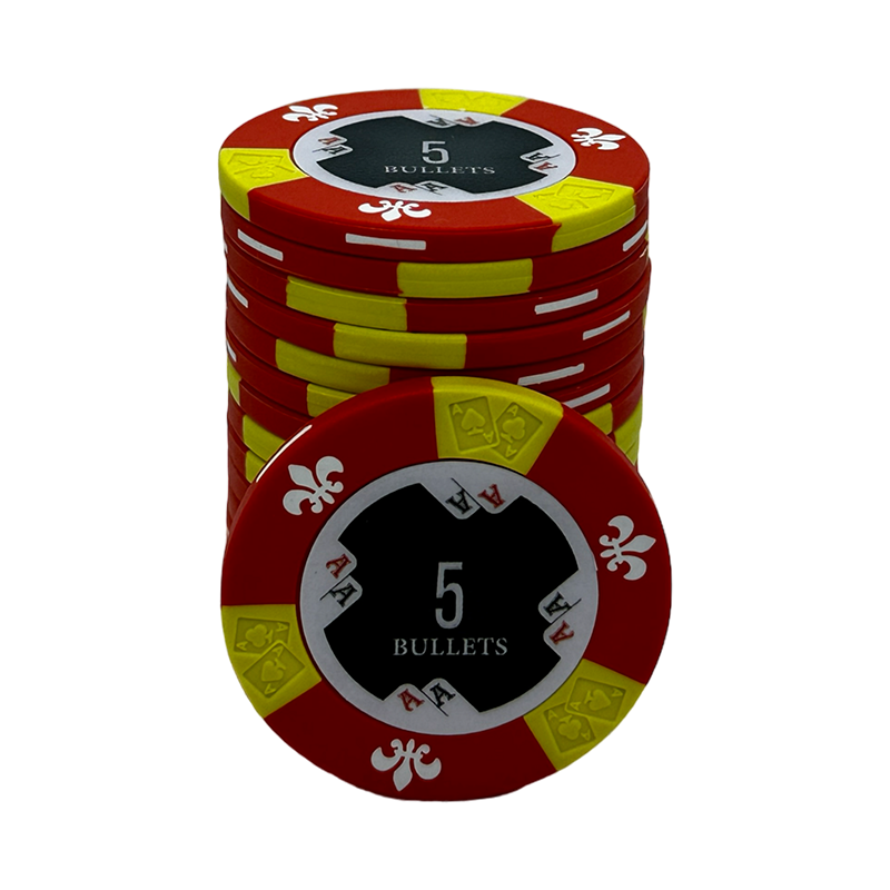 Bullets Poker Chip 5