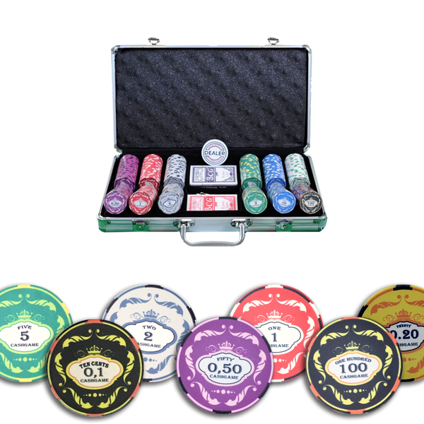 Poker Set Ceramic Crown 300