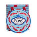 Ceramic Crown Fiche da Poker 0,25