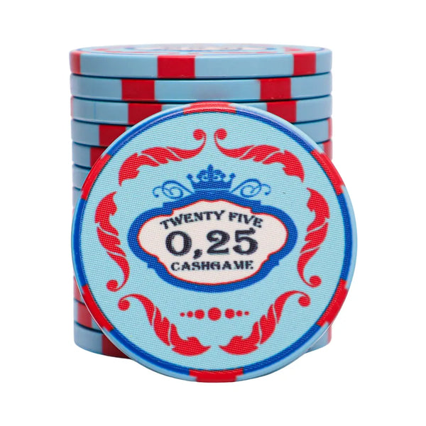 Ceramic Crown Poker Chip 0.25