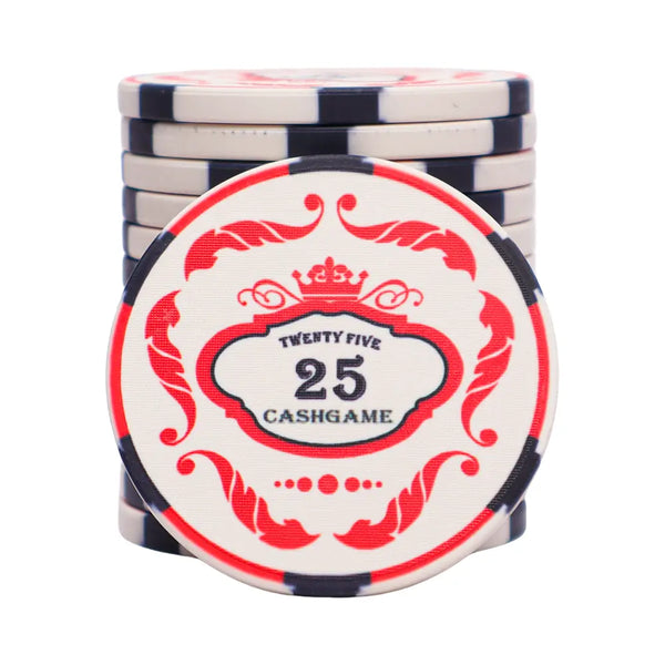 Ceramic Crown Poker Chip 25