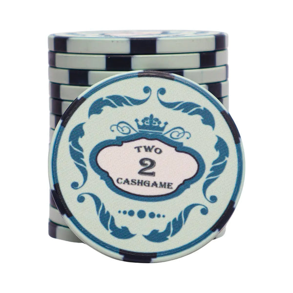 Ceramic Crown Poker Chip 2