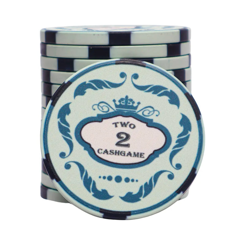 Ceramic Crown Poker Chip 2