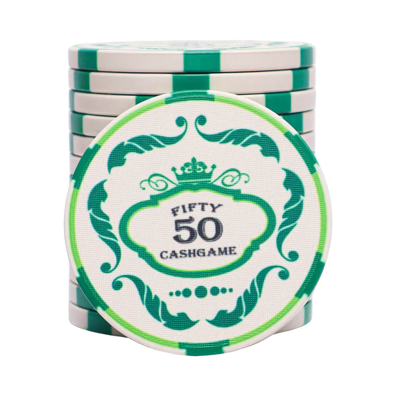 Ceramic Crown Poker Chip 50