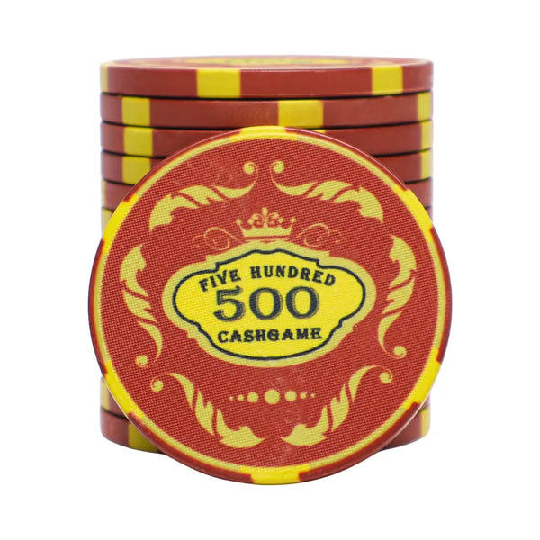 Ceramic Crown Poker Chip 500