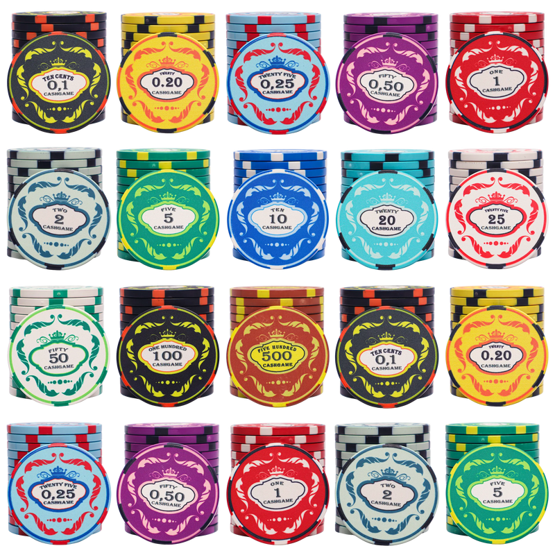 Jetons de Poker Ceramic Crown 300 pcs