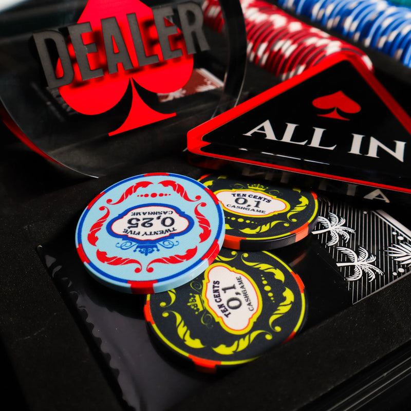 ceramic crown poker chip imagery