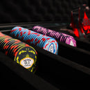 ceramic crown poker chips imagery