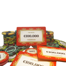 ceramic custom plaques orange white